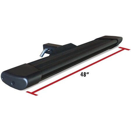 Broadfeet Motorsports Equipment Broadfeet Motorsports Equipment HS-R66-48-B 48 in. Heavy Duty Black Hitch Step for 2 in. Receivers HS-R66-48-B
